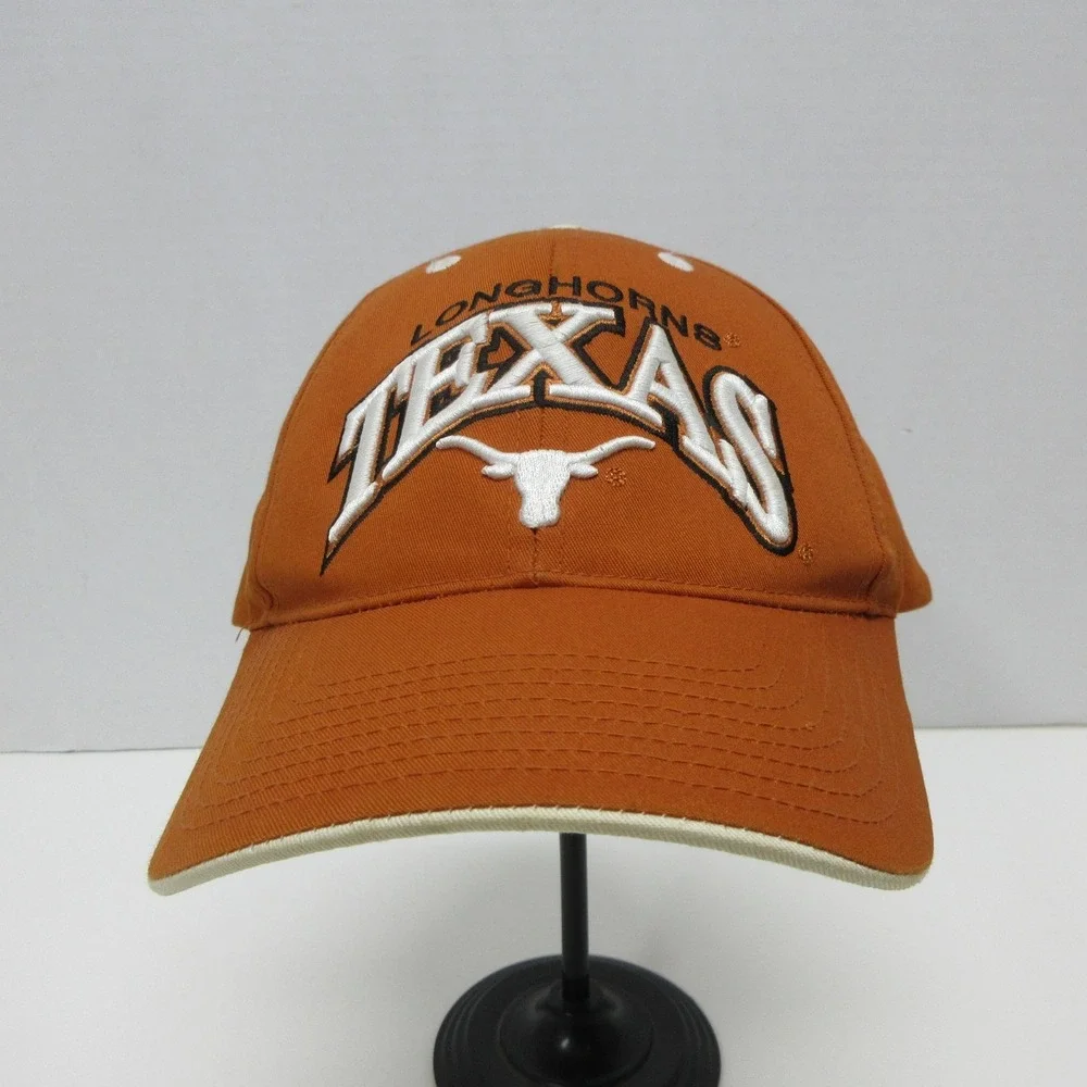 Texas Longhorns Hat Cap Strapback One Size Orange NCAA Football Top Of The World